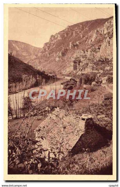 CPA Gorges du Tarn Les Gorges apres la Malene
