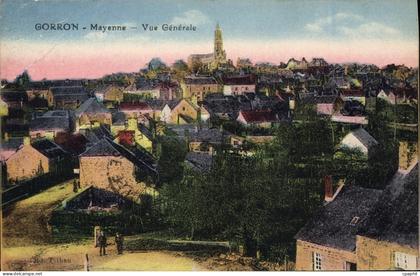CPA Gorron Mayenne Vue Generale