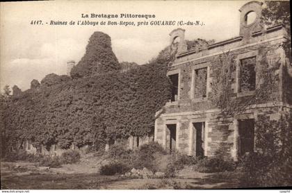CPA La Bretagne Pittoresque Ruines de l'Abbaye de Bon Repos Pres Gouarec C du N