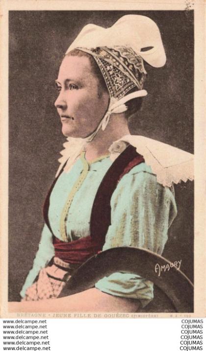 29 - GOUEZEC - S05148 - Jeune Fille de Gouézec - Folklore