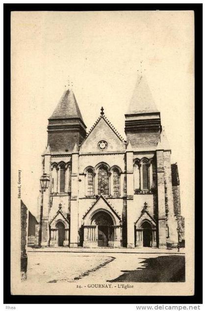 76 Gournay-en-Bray eglise D76D K76312K C76312C RH096735