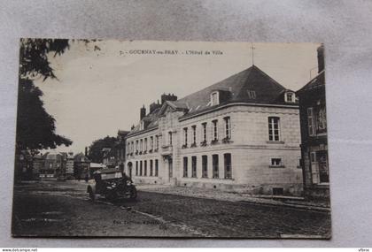 Cpa 1931, Gournay en Bray, l'hôtel de ville, Seine Maritime 76