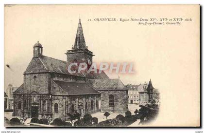 CPA Granville Eglise Notre Dame