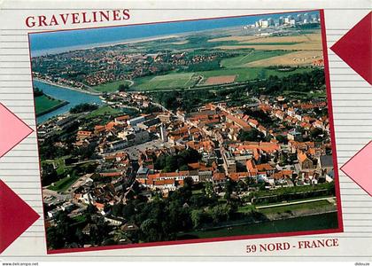 59 - Gravelines - Vue générale aérienne - CPM - Voir Scans Recto-Verso