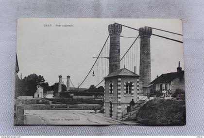AA931, Gray, pont suspendu, Haute Saône 70