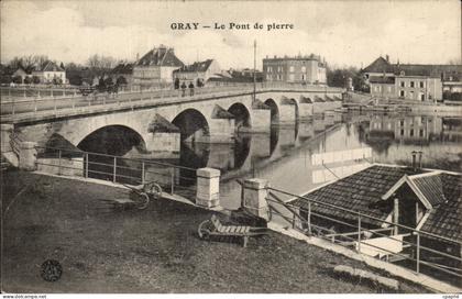 Gray - Le Pont de Pierre - CPA