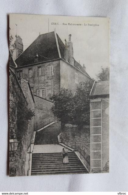 Gray, rue Malcouverte, le presbytère, Haute Saône 70