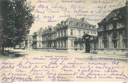 CPA Grenoble La Prefecture (carte 1900)