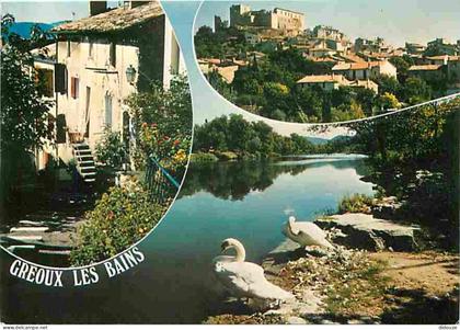 04 - Gréoux les Bains - Multivues - Cygnes - CPM - Voir Scans Recto-Verso