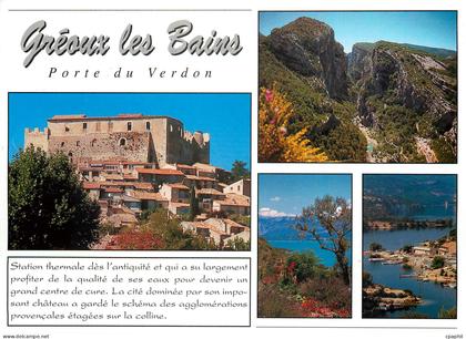 CPM Greoux les Bains Porte du Verdon