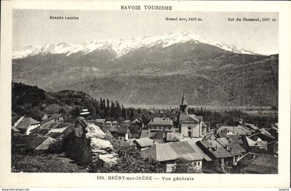 CPA Savoie Tourisme Gresy sur Isere vue generale