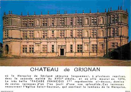 26 - Grignan - Le Château - Carte Neuve - CPM - Voir Scans Recto-Verso
