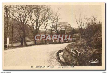 CPA Grignan Drome Vue generale Sud