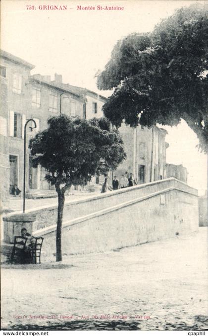 CPA Grignan Montee St Antoine
