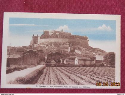 CPSM - Grignan - Vue Générale Nord et Jardin du Château