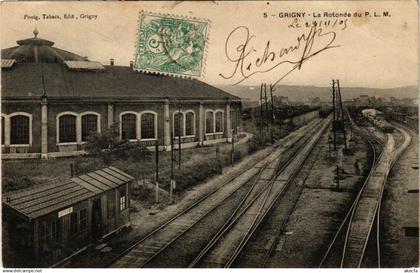 CPA GRIGNY-La Rotonde du P.L.M. (235796)