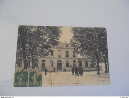 GROSLAY La Mairie Animée Carte Postale  Postcard CP PK