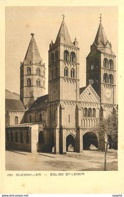 CPA 285 guebwiller eglise st leger
