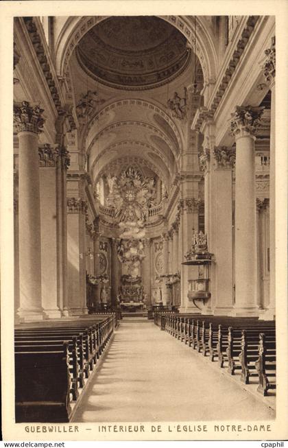 CPA Guebwiller Interieur de l'Eglise Notre Dame