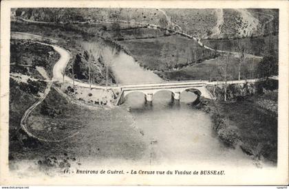 CPA Gueret La Creuse Vue Du Viaduc De Busseau