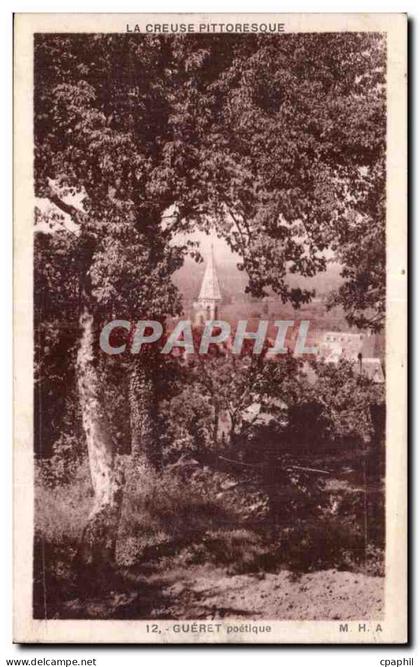CPA Gueret poetique