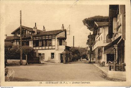 CPA Guethary Avenue Centrale