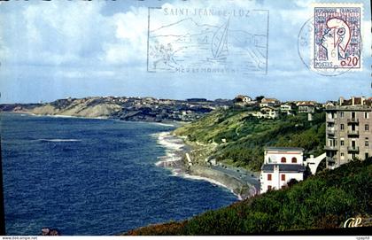 CPA Guethary Vue generale sur la Plage et Bidari