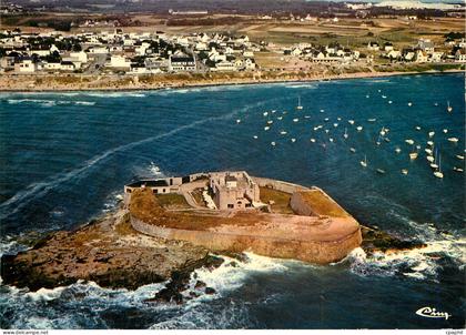 CPM Guidel Place (Morbihan) Route Cotiere Lorientaise vue aerienne le Fort Bloque