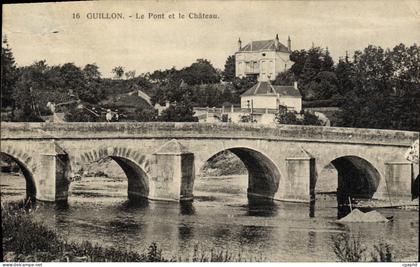 CPA Guillon Le Pont et le Chateau