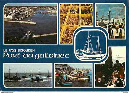 29 - Le Guilvinec - Le Port - Multivues - Bateaux - Folklore - Voir Scans Recto Verso