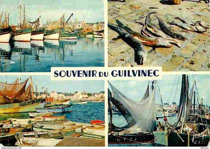 29 - Le Guilvinec - Multivues - Chalutiers à quai - Bateaux - Voir Scans Recto Verso