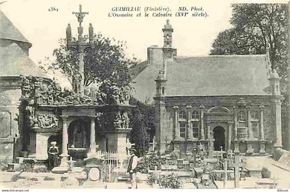 29 - Guimiliau - L'Ossuaire et le Calvaire - Animée - CPA - Voir Scans Recto-Verso