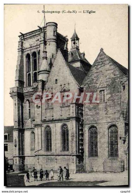 CPA Guingamp L'Eglise