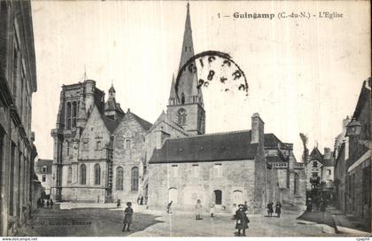 CPA Guingamp L Eglise