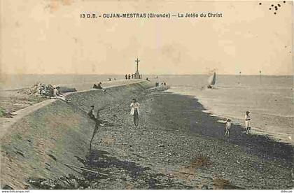 33 - Gujan-Mestras - La Jetée du Christ - Animée - CPA - Voir Scans Recto-Verso