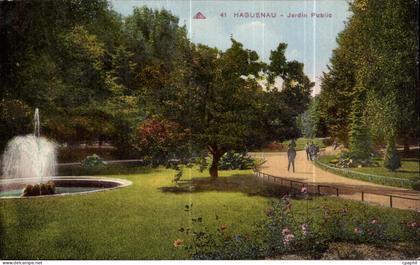 CPA Haguenau Jardin Public