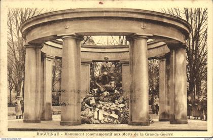 CPA Haguenau Monument Commemoratif