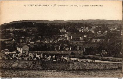 CPA MEULAN HARDRICOURT Panorama Au loin les Coteaux d'HARDRICOURT (353270)