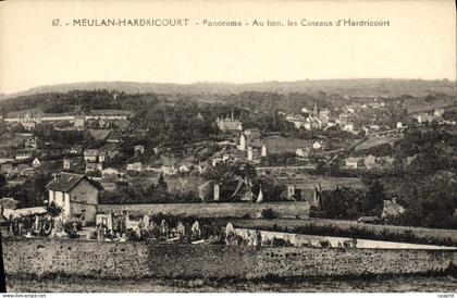 CPA Meulan Hardricourt Panorama Les Coreaux