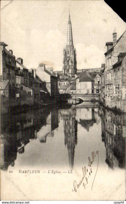 CPA Harfleur L'eglise