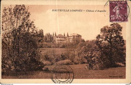 CPA Hauteville Lompnes Chateau d Angeville