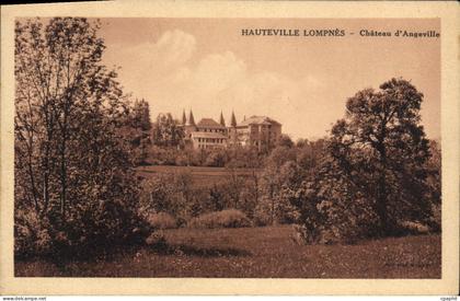 CPA Hauteville Lompnes Chateau d'Angeville