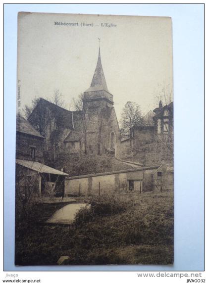HEBECOURT  (Eure)  :  L'EGLISE