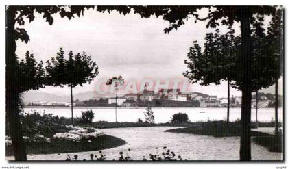 CPA Hendaye Fontarable vue des jardins d hendaye