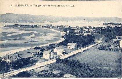 CPA Hendaye Vue generale de Hendaye Plage