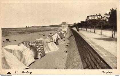 Hendaye CPA La plage