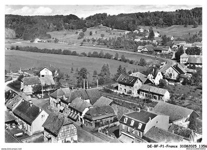 DE-BFP1-0679-68 - HIRSINGUE - En avion au-dessus - Le carrefour de la gare