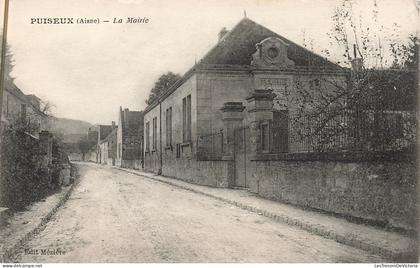 [-50%] France - Puiseux - La mairie - Edit. Mézière  -  Carte Postale Ancienne