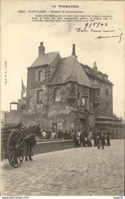 CPA Honfleur La Lieutenance