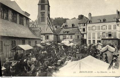 CPA Honfleur Le Marche TOP